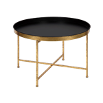 Black & Gold Tray Coffee Table