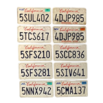 California License Plate Scatter Package