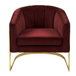 Madison Arm Chair - Burgundy