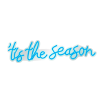 Tis the Season – Blue LED Neon
