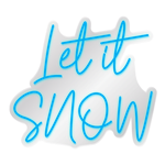 Let It Snow (Single) – Blue LED Neon