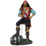 Standing Pirate with Barrel