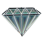 Small Neon Diamond