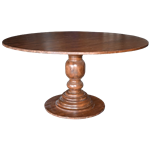 Rustic 60" Round Table