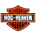 Harley Hog Heaven Neon Sign