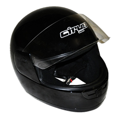 Black Racing Helmet
