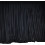 Black Drape Panel 15' Long