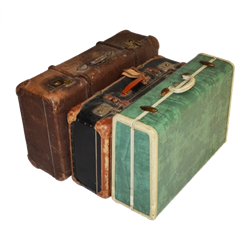 Set of (3) Vintage Suitcases
