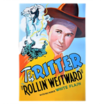 Oversized Western Movie Poster - Tex Ritter