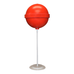 Red Round Lollipop Giant Candy