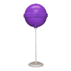 Purple Round Lollipop Giant Candy