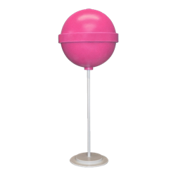 Pink Round Lollipop Giant Candy
