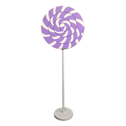Purple Swirl Lollipop Giant Candy