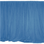 Blue Drape Panel 9' Long