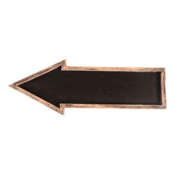 Distressed Wooden Arrow Sign