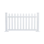 White Fence Panel
