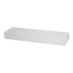 White Acrylic Riser 36" Long