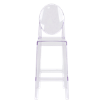 Ghost Bar Stool with Back
