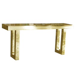 Gold Mirrored Communal Table