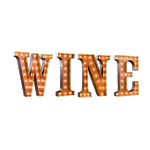 WINE Vintage Marquee Letters