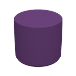 Cylinder Stool Purple
