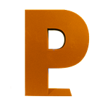 Oversized Letter P