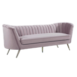 Lilac Velvet Sofa