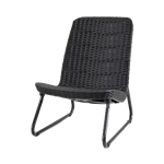 Charcoal Rattan Chair