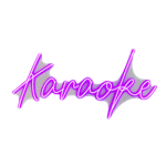 Karaoke - Purple LED Neon