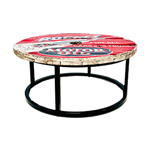 Cable Reel Coffee Table - Rocket Motor Oil