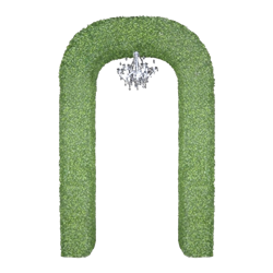 Topiary Arch with Chandelier