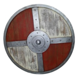 Shield - Red & White