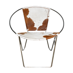 Leather Ring Chair - Cowhide
