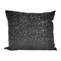 Black Sequin Pillow