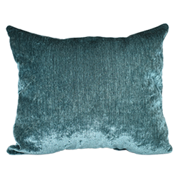 Teal Chenille Pillow