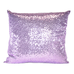 Lilac Sequin Pillow