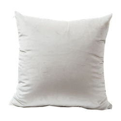 White Velvet Pillow