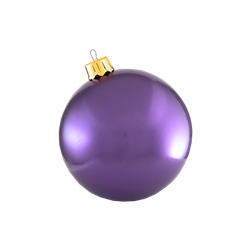 Holly Jolly Purple Oversized Ornament
