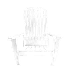 Giant Adirondack Chair - White