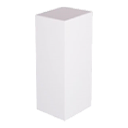 White Acrylic Pedestal 12" x 12" x 36"
