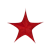 Star - Red 4.5'