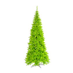 9' Lime Green Tree with Lights