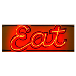 Neon Eat Sign