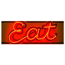 Neon Eat Sign