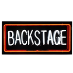 Backstage Neon Sign