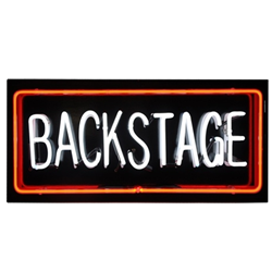 Backstage Neon Sign