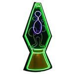Green Oversized Neon Lava Lamp