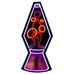Purple Oversized Neon Lava Lamp