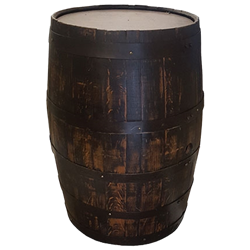Large Whiskey Barrel