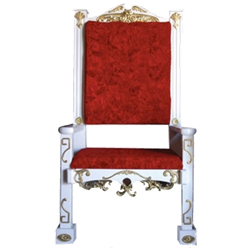White Santa Chair